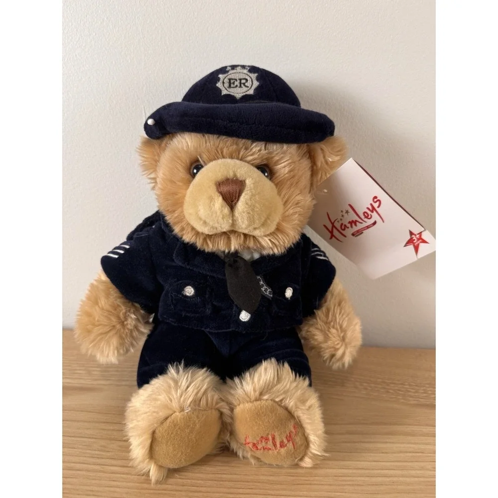 Hamleys London ER Police Officer Teddy Bear Plush NWT Tags British Bobby 10